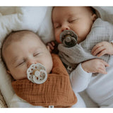 BIBS Boheme Pacifier 2 Pack Vanilla/Dark Oak