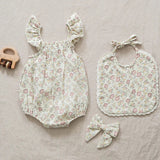 Quincy Mae Bonnie Romper Bloom