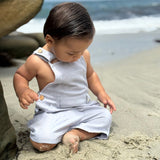 Me & Henry Bowline Woven Overalls Grey