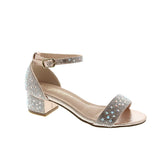 Blossom Footwear Brenda 19 Block Heel Nude