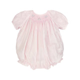 Petit Ami Preemie Bubble with Novelty Smocking Pink