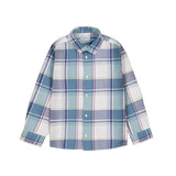 Mayoral 4102 Long Sleeve Checked Button Up Lake
