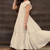 Joyfolie Viola Dress Cream