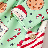 Rylee Faith Milk & Cookies with Santa Swing Dress