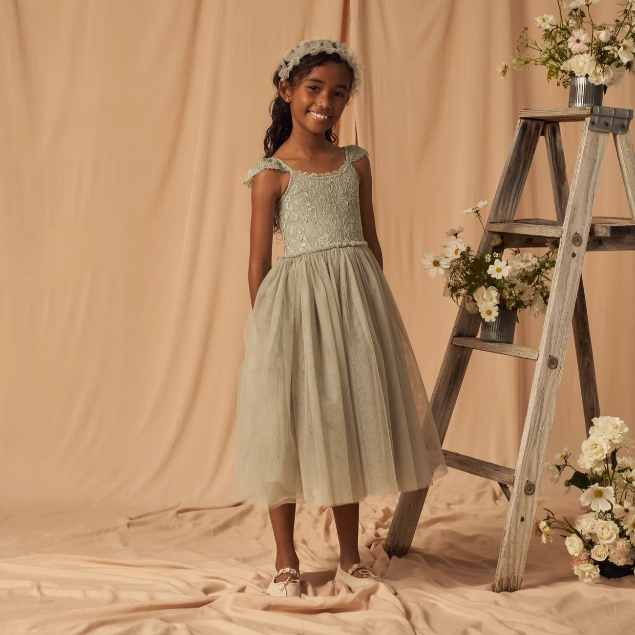 Noralee Camilla Dress Sage – Ready Set Grow