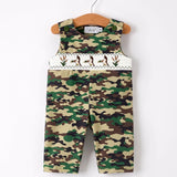 Rylee Faith Camouflage Mallard Duck Boys Romper