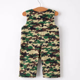Rylee Faith Camouflage Mallard Duck Boys Romper