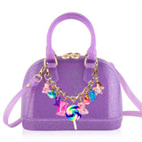 Carrying Kind Cate Purple Sparkle Candy Crush Charm Chain