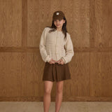 Rylee + Cru Teen Cheyenne Cardigan Heathered Oatmeal