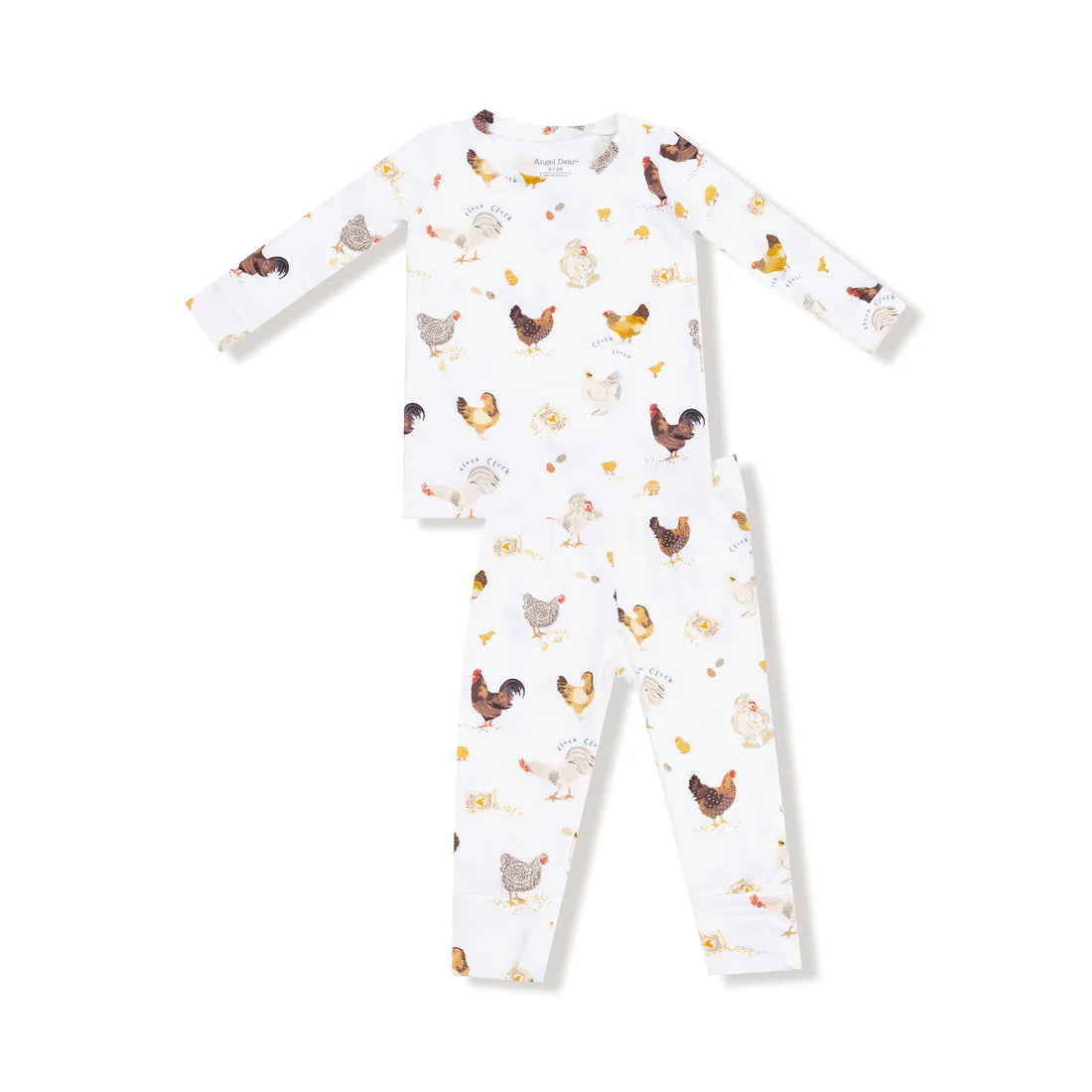 Angel Dear Collector Chickens Long Sleeve Pajama Set