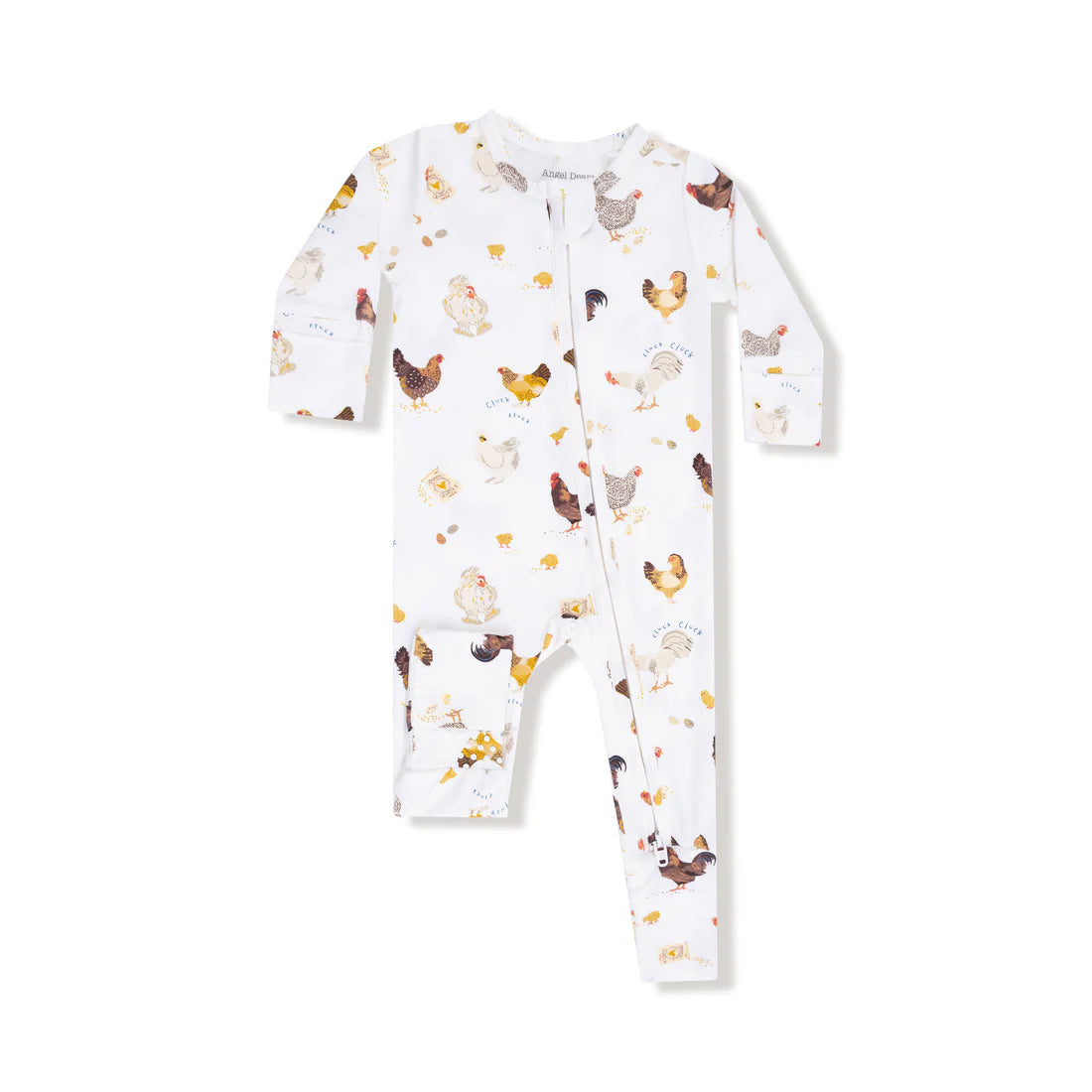 Angel Dear Collector Chickens 2 Way Zipper Romper