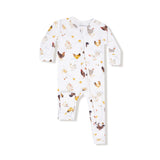 Angel Dear Collector Chickens 2 Way Zipper Romper