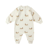 Rylee + Cru Raglan Jumpsuit Christmas Dogs