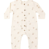 Quincy Mae Pocketed Woven Jumpsuit Rocking Horse