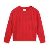 Me & Henry Classy Cable Sweater Red