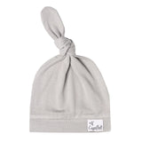 Copper Pearl Stone Top Knot Hat 0-4m