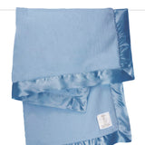 Little Giraffe Luxe Baby Blanket Cornflower