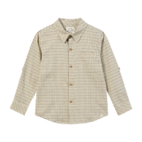 Me & Henry Atwood Woven Shirt Cream Country Plaid