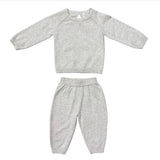 Babysprouts Soft Knit Baby Set Cream Marble