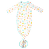 Copper Pearl Daisy Newborn Knotted Gown