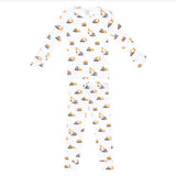 Copper Pearl Bamboo 2 Piece Long Sleeve Pajama Set Dozer