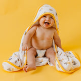 Copper Pearl Premium Baby Knit Hooded Towel Dozer