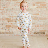 Copper Pearl Bamboo 2 Piece Long Sleeve Pajama Set Dozer