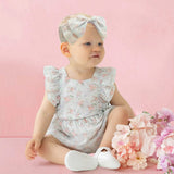 Isobella and Chloe Eden Romper Blue