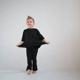 Everyday Leisure Onyx Ribbed Girl's Everyday Set