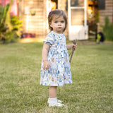 Heyward House Girls Pleated Bubble English Countryside
