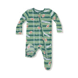 Angel Dear Football Field Zipper Footie