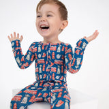 Lev Baby Fire Truck Convertible Romper