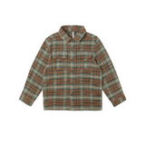 Rylee + Cru Pocketed Flannel Shirt Holiday Plaid