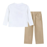 Lil Cactus White Football Truck Shirt and Pants Set