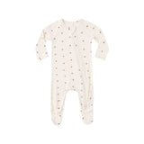 Quincy Mae Bamboo Zip Footie Valentine