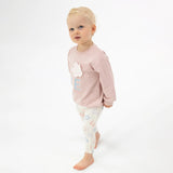 Angel Dear Daisy Pop French Terry Oversize Applique Sweatshirt Set