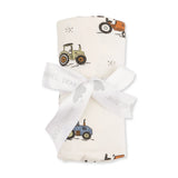 Angel Dear Future Farmer Swaddle Blanket 45x45