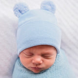 ilybean Fuzzy Bear Hat Blue
