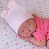 ilybean Fuzzy Bear Hat Pink