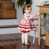 BeGirl Clothing Holiday Gabriel Romper Red Toile