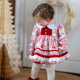 BeGirl Clothing Holiday Gabriel Romper Red Toile