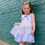 Be Girl Whispering Lilacs Garden Twirler Dress