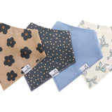 Copper Pearl Gemma Tan Bandana Bib Set