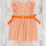 Marie Nicole Tennessee Smocked Gingham Dress