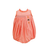 Krewe Kids Orange Gingham Spirit Trio Smock Girls Bubble