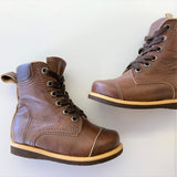 Humble Soles Ezra Boots Walnut Leather