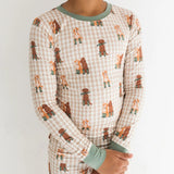 In My Jammers Green Pup Friends Two Piece Set