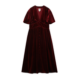 Vignette Women's Greta Dress Red Velvet