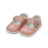 Angel Baby H182 Elise Double Strap Mary Jane Patent Rose