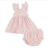 Angel Dear Harper Floral Babydoll Tunic and Bloomer Set